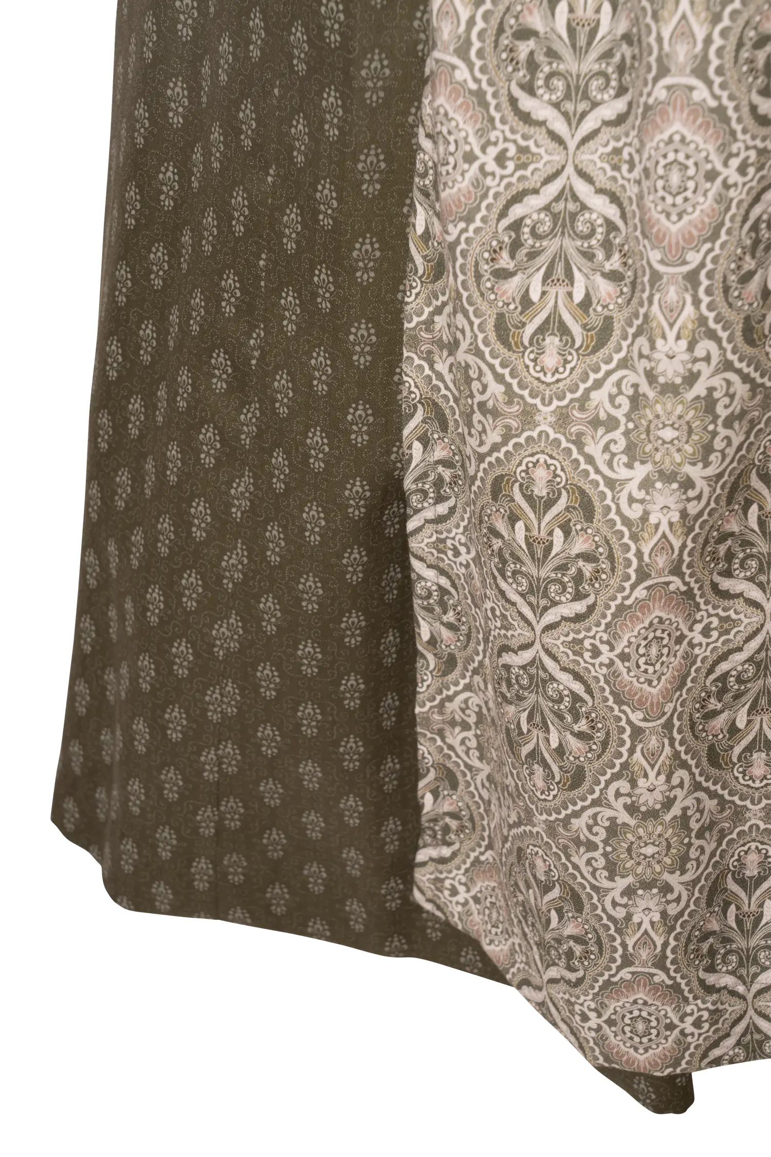 Dirndl Verena in moosgrün von Julias Dirndl - Detail Rock